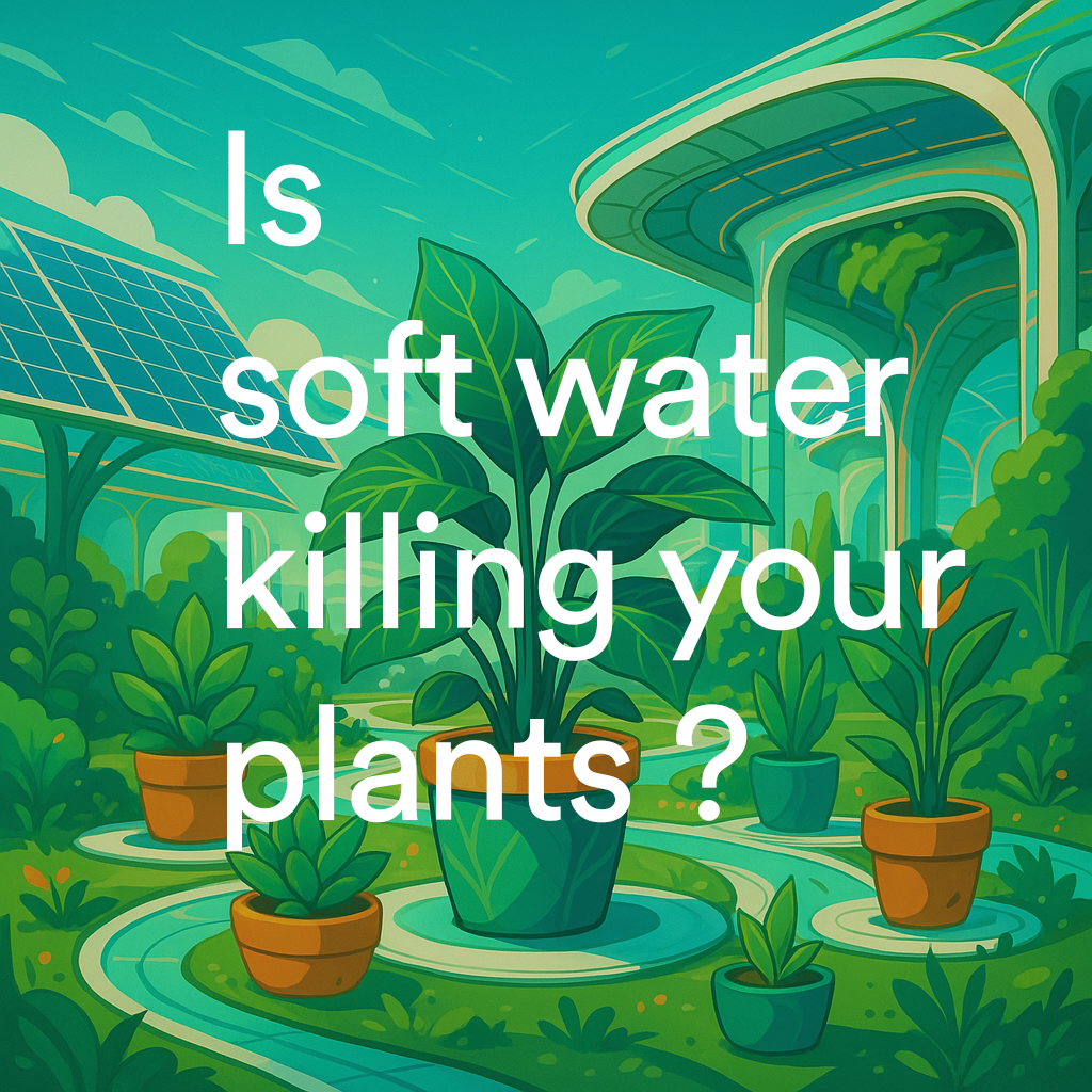 Is soft water killing your plants?