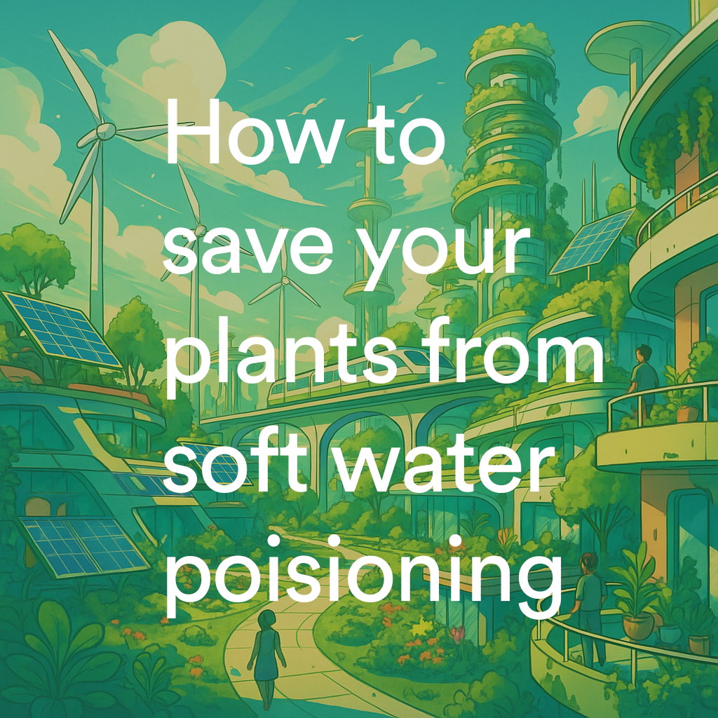 Image of How to save your plants from soft water poisoning